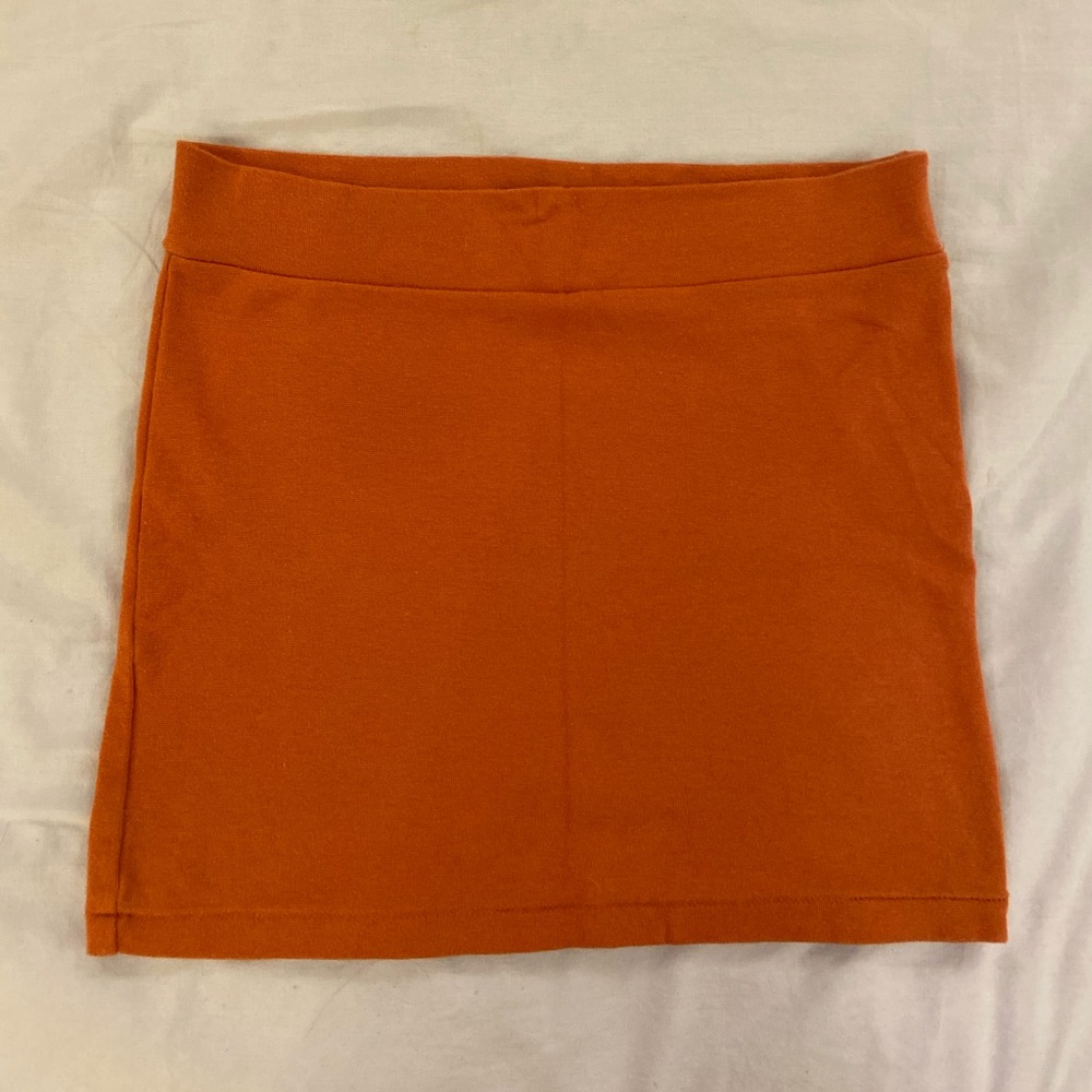 Forever 21 Orange Miniskirt